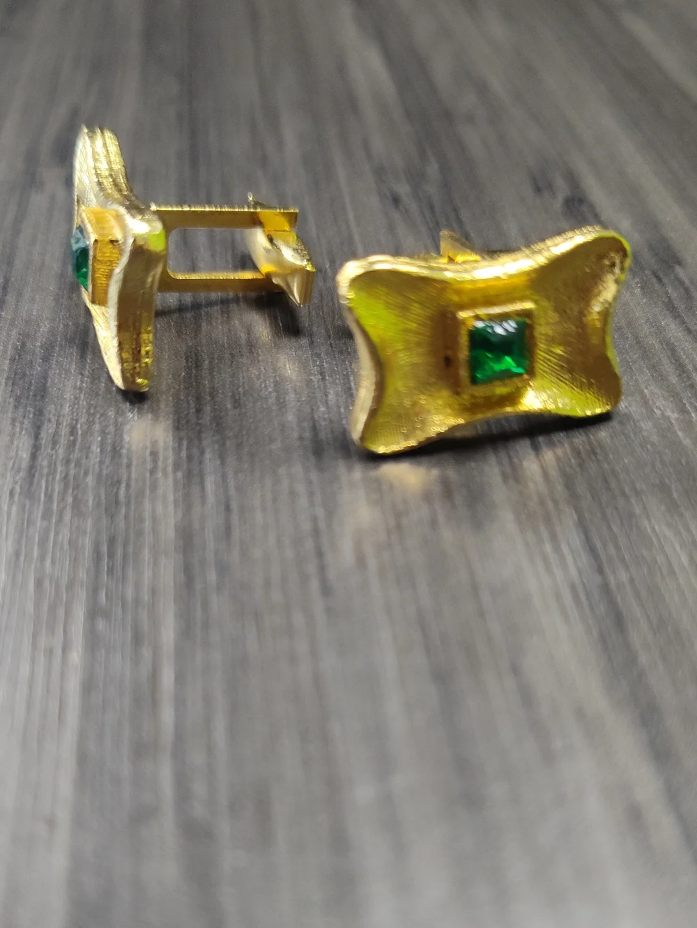 Vintage Mid Century Gold Plated Cufflinks